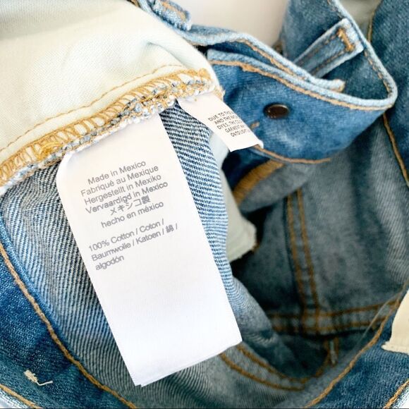 Madewell The Perfect Jean Short Medium Wash Size 30 High Rise Denim Blue - Picture 8 of 8